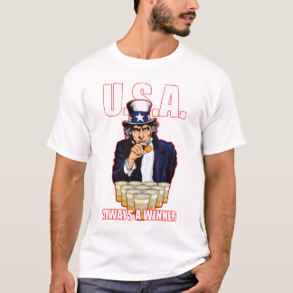 T-shirt Puanteur de bière des Etats-Unis : Toujours une