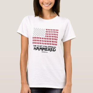 T-shirt Puanteur de bière - l'heure d'obtenir étoile-a