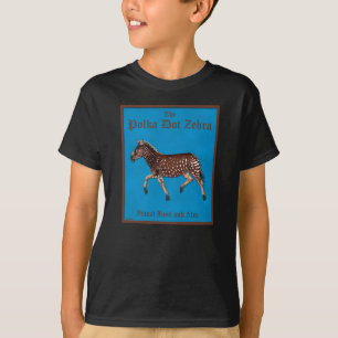 T-shirt Pub anglais Polka Dot Zebra