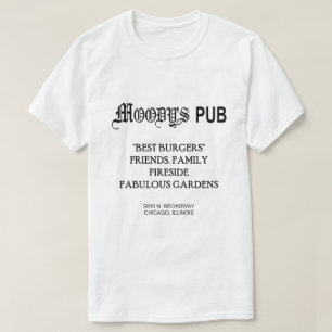 T-SHIRT PUB DE MOODY, CHICAGO, IL