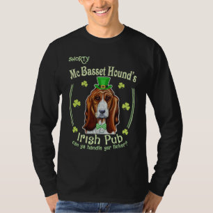 T-shirt Pub Irlandais Basset Hound Pub Irlandais de Basset
