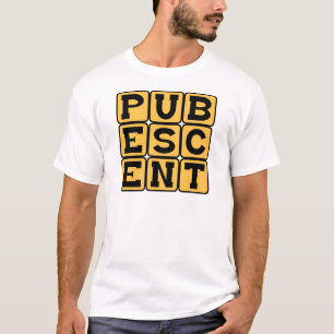 T-shirt Pubescent, étape de la vie d'un adolescent