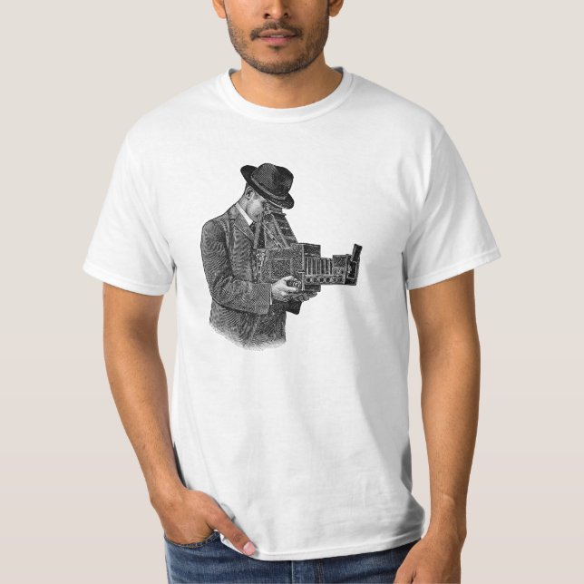 T-shirt publicitaire "Graflex Camera" (Devant)