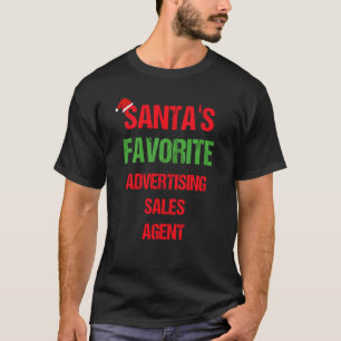 T-shirt Publicité Agent de vente Funny Pyjama Noël