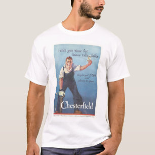 T-shirt Publicité Chesterfield Cigarettes vintage