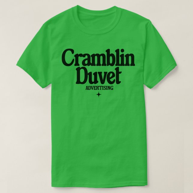 T-shirt Publicité Cramblin Duvet (Design devant)