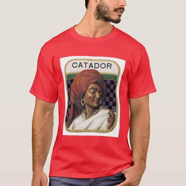 T-shirt Publicité de cigare de Catador (Devant)