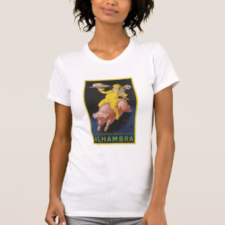 T-shirt Publicité de porc volante de jambon de l'Alhambra