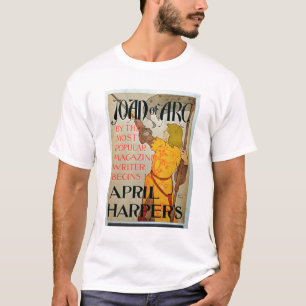 T-shirt Publicité par affichage harpiste de "Jeanne d'Arc