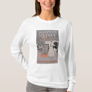 T-shirt Publicité par affichage "harpiste hebdomadaire",