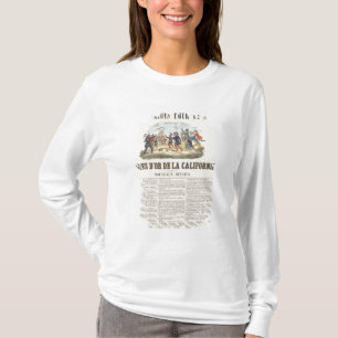 T-shirt Publicité par affichage les mines d'or en