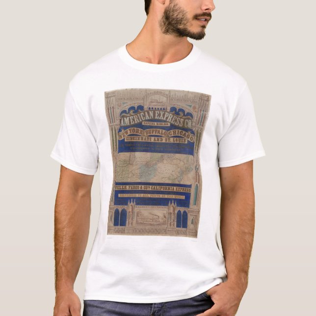 T-shirt Publicité pour l'express de la Californie (2546A) (Devant)