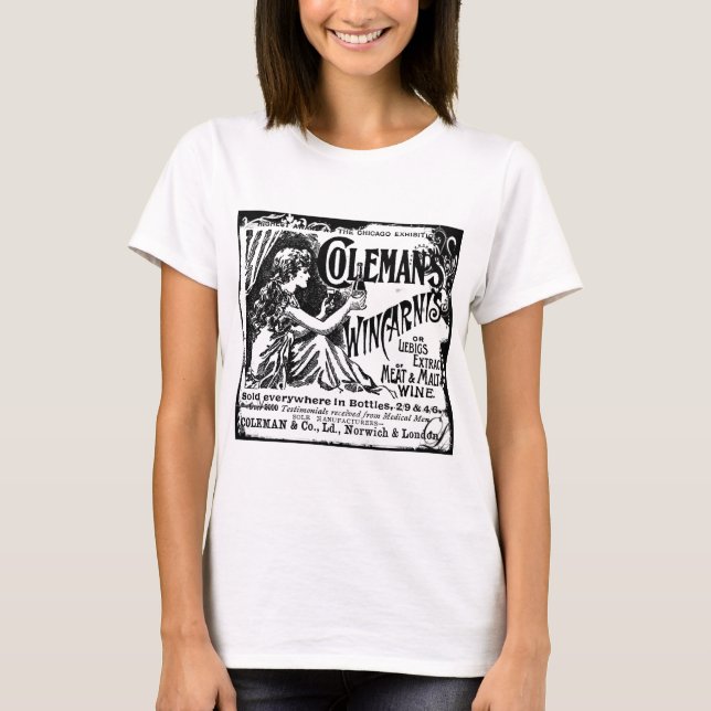 T-shirt Publicité tonique vintage Wincarnis (Devant)