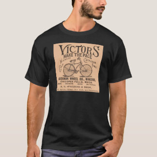 T-shirt Publicité victorienne vintage de bicyclette