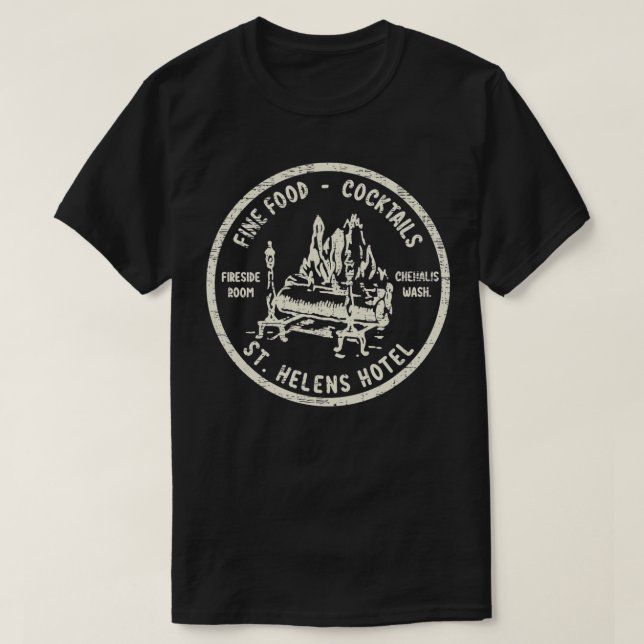T-shirt Publicité Vintage Chehalis Washington (Design devant)