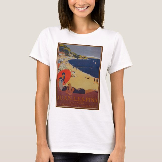 T-shirt Publicité vintage de voyage (Devant)