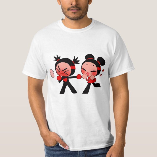 T-shirt Pucca pucca embarrassant (Devant)