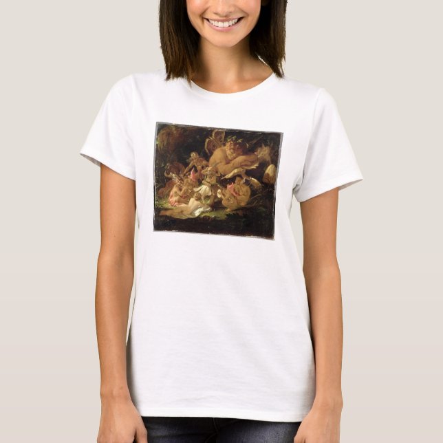 T-shirt Puck and Fairies, du rêve d'une nuit d'été (Devant)