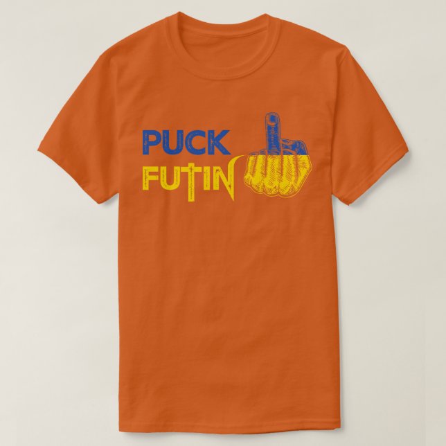 T-shirt Puck Futin en détresse (Design devant)