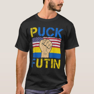 T-shirt Puck Futin meme TShirt, Anti-Russie, Ukraine libre