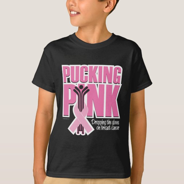 T-shirt Pucking Pink (Hockey) (Devant)