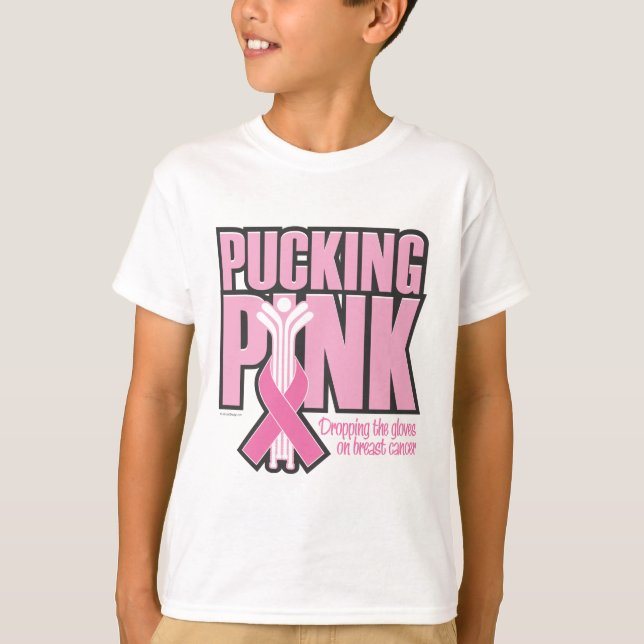 T-shirt Pucking Pink (Hockey) (Devant)