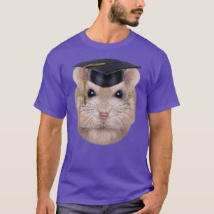 T-shirt Pudding Nwarf Hamster en Casquette universitaire