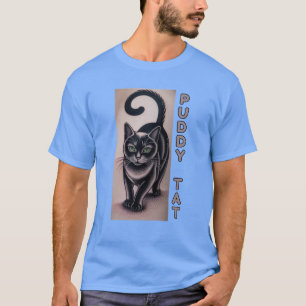 T-shirt Puddy Tat – Tatouage de Chat