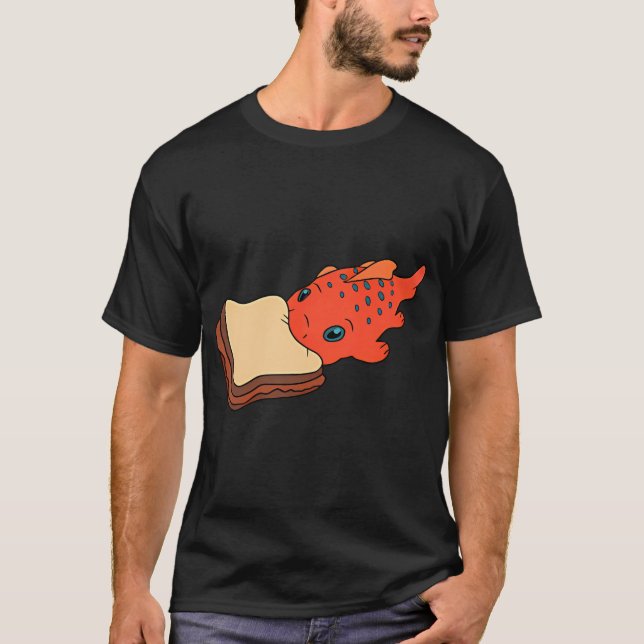 T-shirt Pudge ne peut pas avoir de thon (Devant)