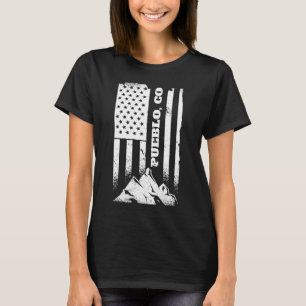 T-shirt Pueblo Colorado American Co déçu Patriotique H