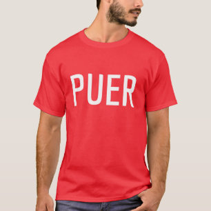 T-shirt PUER - Porto Rico Combo Design en trois parties Pa