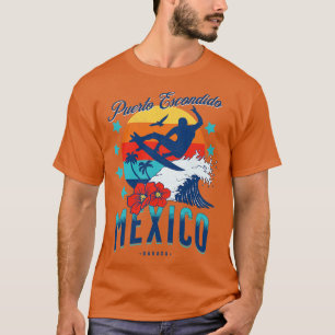 T-shirt Puerto Escondido Oaxaca Mexique Big Wave Surf