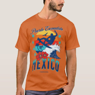 T-shirt Puerto Escondido Oaxaca Mexique Big Wave Surf