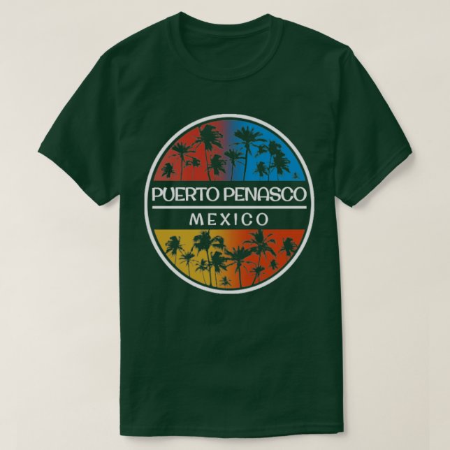 T-shirt Puerto Penasco Rocky Point Mexique élégant (Design devant)