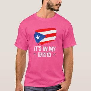 T-shirt Puerto Rican Boy Girl C'est dans mon ADN Porto Ric