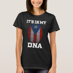 T-shirt Puerto Rican Boy Girl C'est dans mon ADN Porto Ric