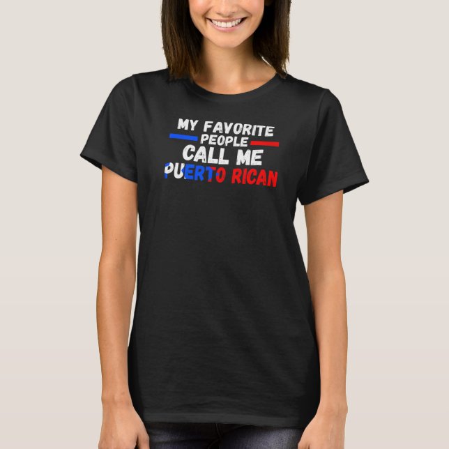 T-shirt Puerto rican Pue (Devant)