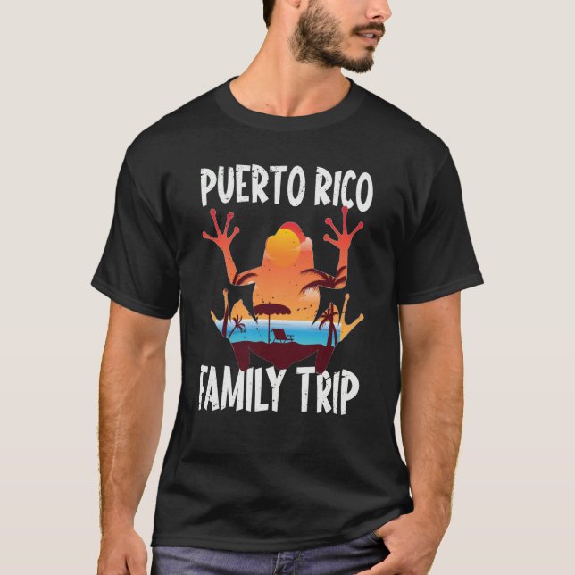 T-shirt Puerto Rico Family Vacation Puerto Rico Holiday an (Devant)