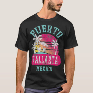 T-shirt Puerto Vallarta Beach Mexique Novelt déprimé Pal