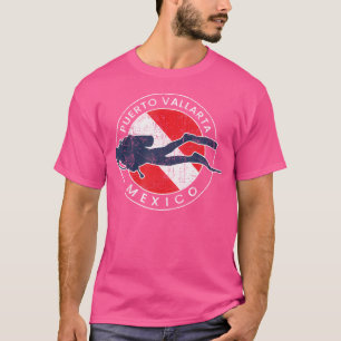 T-shirt Puerto Vallarta Mexique Souvenir Plongée Scuba Dra
