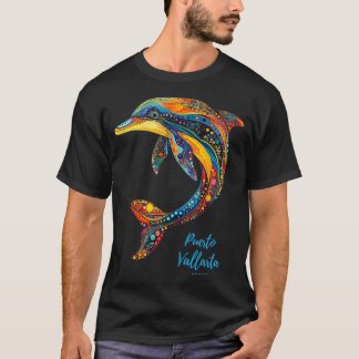 T-shirt Puerto Vallarta Mexique Vacances Vintage Dol Triba