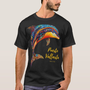 T-shirt Puerto Vallarta Mexique Voyager Vintage Tribal Dol