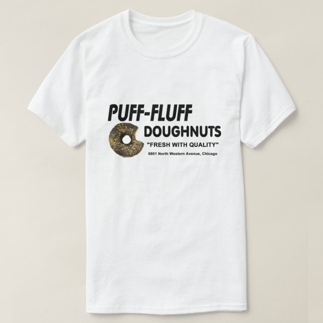 T-shirt Puff-Fluff Doughnut, Chicago (Design devant)