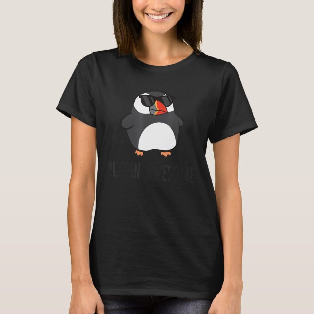 T-shirt Puffin Awesome Sea Bird Puffins (Devant)