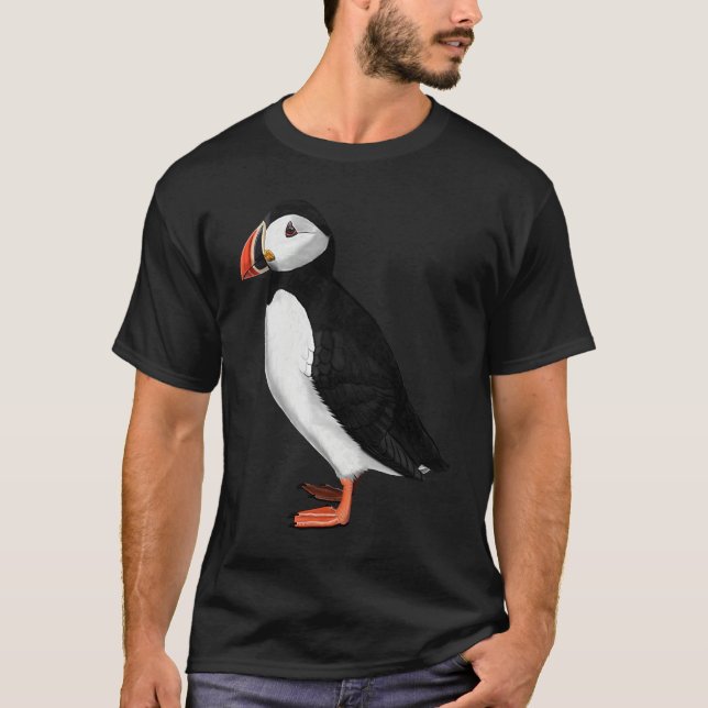 T-shirt Puffin Bird Bird Birdwatcher Animal Biologist (Devant)