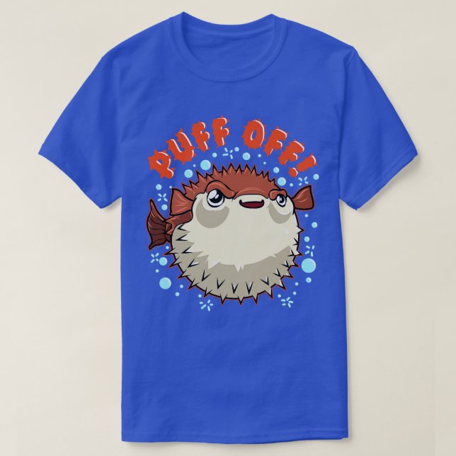 T-shirt Puffin De Poisson De Poisson De Poisson (Design devant)