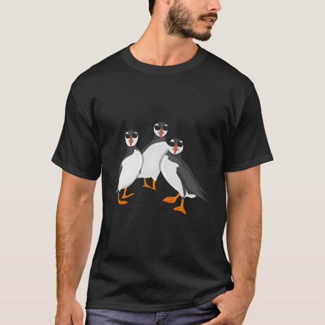 T-shirt Puffin For Iceland Travel I Puffin (Devant)
