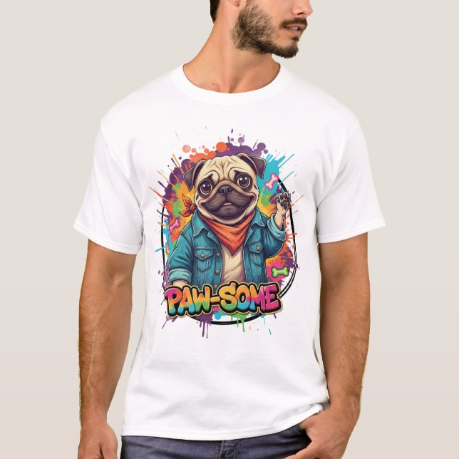 T-shirt Pug (Devant)