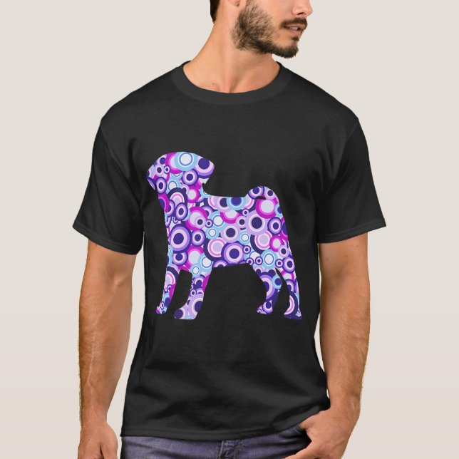 T-shirt Pug - Art animalier (Devant)