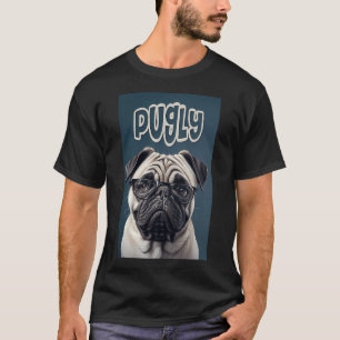 T-shirt Pug Chien de Famille Gros Animal de Compagnie Pugl